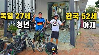 베트남 브롬톤 자전거여행 인생 라이딩ㅣ27살 독일청년 52세 한국아재 동행 [베트남브롬톤여행8]