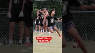 SLOW WRs vs. FAST WRs