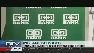 Harambee Sacco launches instant card service enabled by the Co operative Bank