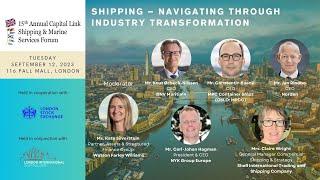 2023 15th Annual Shipping & Marine Services Forum - Navigating Through Industry Transformation