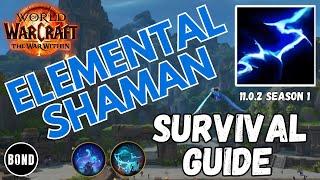 TWW Elemental Shaman Survival Guide - The War Within Season 1 - Talents/Rotation/Stats/Consum 11.0