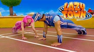 How many push-ups can Sportacus do? | Lazy Town S1 Ep 15 | Full Episodes