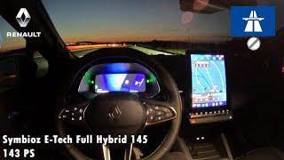 Ultimate Night POV Drive | 2024 Renault Symbioz  | 143 PS | ASMR | German Autobahn | Topspeed