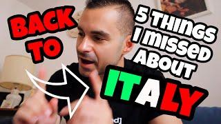 BACK to ITALY  - 5 THINGS I missed the most  #travelvlog #italy #travel