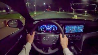 2025 Toyota Camry - POV Night Drive (Binaural Audio)