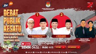 LIVE I DEBAT PUBLIK KESATU PEMILIHAN BUPATI & WAKIL BUPATI SAMPANG TAHUN 2024 | JTV