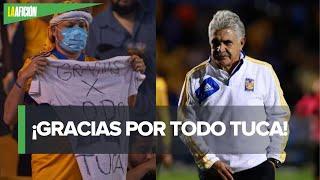 Afición felina despide a Ricardo'Tuca' Ferretti