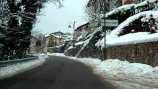 Molina di Ledro TN con la neve