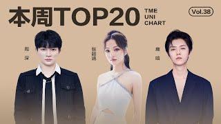 【一周TOP20】腾讯音乐由你榜第38期TOP20歌曲全新来袭#陈楚生 《我愿意》#汪苏泷  《流浪是合理的需求》#鹿晗《Fill me in Love》還有更多新歌等你來聽｜騰訊音樂雲頻道