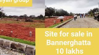 bangalore site for sale | Site for sale in Bannerghatta road for 10 lakhs |commercial site for sale