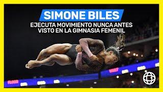 #SimoneBiles ejecuta movimiento nunca antes visto en la #GimnasiaFemenil