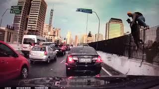 Car Jacking Morumbi Bridge, Brazil