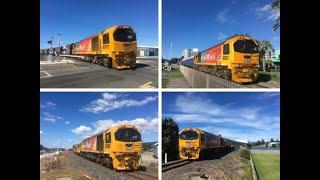 Kiwirail trains around Tauranga and Mt Maunganui (With The Trainspotter From Tauranga)