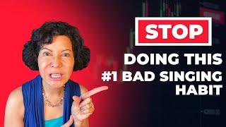 STOP DOING THIS!  #1 BAD SINGING HABIT!  Common Singing Mistakes  #shorts, #singinglessons