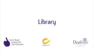 Learn to Sign "Library" in British Sign Language (BSL)