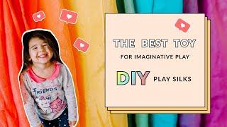 The best toy for imaginative play: DIY play silks || If Only April