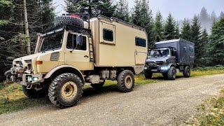 2 UNIMOG KARAVAN İLE YAYLADA KAMP YAPTIK