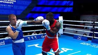 R64 (80KG) NOGAUS LECLERC (HAI) vs TSAMALIDIS MICHAIL (GRE) | IBA World Boxing Championships 2023