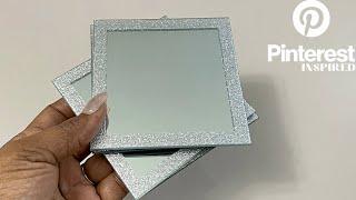 Grab These DOLLAR TREE Mirrors To Recreate This AMAZING Pinterest-Inspired DIY!!!