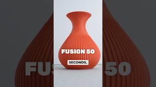 50 Second Vase Design in Fusion  #3dprinting #productdesign #autodeskfusion