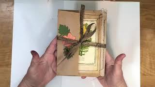 Botanical Mini Junk Journal (sold)