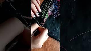 magical scratch drawing  | arts with Vaishnavi | #viral #creativeart #artistic #art #painting