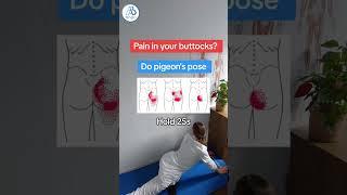 PAIN IN YOUR BUTTOCKS? #lowerbackpain #buttockpain #physiotherapy #pain  #glutealpain