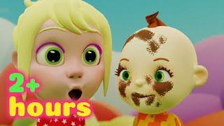 Wash Your Face | Mary's Nursery Rhymes | 2+ Hours Of Songs Playlist