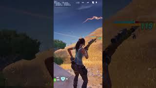 Lara Croft #fail sniper clip #fortnite #meme #memes #gaming #fun #shorts #short