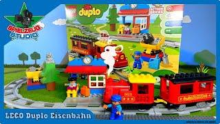 LEGO Duplo Eisenbahn - Spielzeug Video für Kinder auf deutsch Zug/Dampfeisenbahn Train (10874)