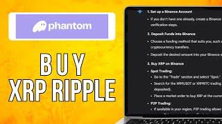 How To Buy XRP Ripple On Phantom Wallet (2025) Quick Guide