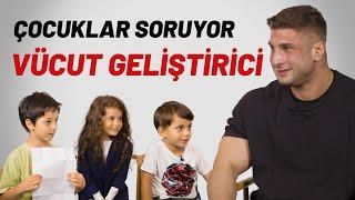 "SIRTINI KAŞIYABİLİYOR MUSUN?" l ÇOCUKLAR VÜCUT GELİŞTİRİCİYE SORUYOR! w/ @1453harunn