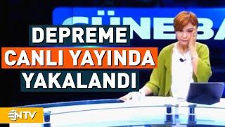 Malatya'daki Depreme Canlı Yayında Yakalanan Haber Spikeri Korku Dolu Anlar Yaşadı | NTV