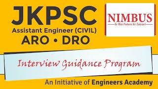 JKPSC Interview Guidance | CE | Mock Interview | JKPSC AE | ARO/DRO | Engineers Academy & NIMBUS