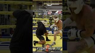 Jake Paul DROPS sparring partner training for Tyson!