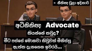 මීට පස්සේ මොනවා කිවුවත් මිනිස්සු ඇත්ත දැනගෙන ඉවරයි - #අධිනිතිඥ #ජනාධිපති නීතිඥ -  නීතිඥ චූලා අදිකාරි