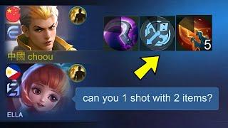 ONE SHOT CHOU WITH THIS 2 ITEMS (best item chou 2023)