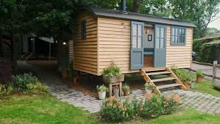 Outside Blackdown Shepherd Huts