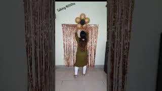 #shorts Foil Curtain Birthday Decoration | Birthday Decoration Ideas at Home | Balloons | potliwali