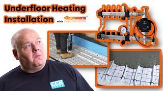 Underfloor Heating Installation with ProWarm In-Screed Wet System