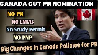 CANADA  BIG UPDATES NO MORE PR IN CANADA ? WORK PERMIT CLOSED ... #canada #pr #lmia #india #visa