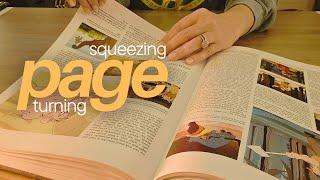 ASMR Book Sounds - Page Turning and Gentle Squeezing for Tingles and Relaxation - No Talking