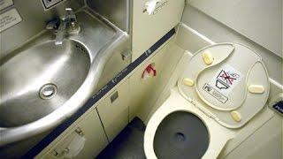 Flushing a super powerful Airplane toilet