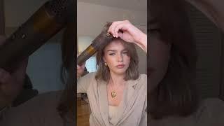 Dyson Airwrape Tutorial on Short Hair #shorts #hair