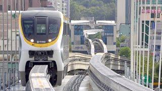 Daegu South Korea Monorail timelapse 대구 도시철도 3호선 ⁴ᴷ⁶⁰