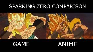 Dragon Ball Sparking Zero Anime Side by Side Comparison - Broly VS Gogeta