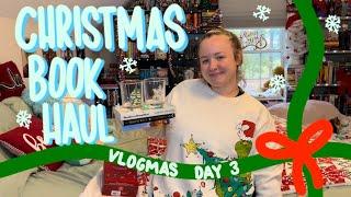 Christmas book and decor shopping| vlogmas day 3 |