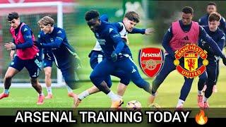 Breaking Gabriel Magalhaes, Saka, Odegaard, Calafiori, Rice, Timber,Tierney all in arsenal training