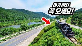 Steam Train Travel in Korea !