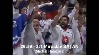 Slovensko - Rusko 4-3 (Finále MS v hokeji 2002)